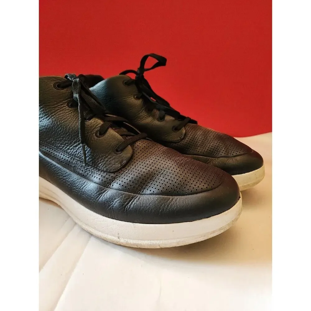 Fitflop Ankle boots mens Shoes Size 10 Black Leather Lace Up Hiking
